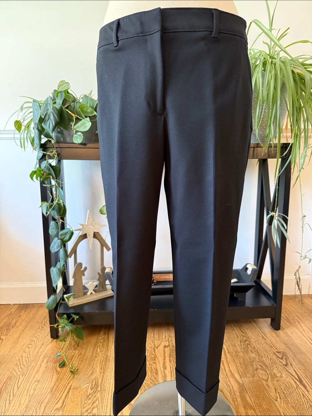WHBM Black Dress Pants - Girlfriend Ankle Fit